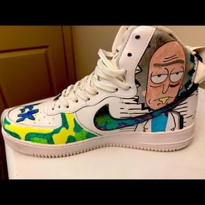 Rick and Morty Art Nikes